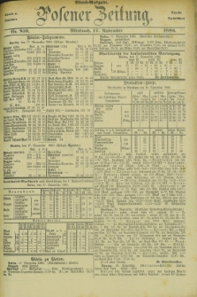 Posener Zeitung. Jg.83 [i.e.87], Nr. 810 (17 November 1880) - Abend=Ausgabe.