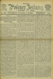 Posener Zeitung. Jg.83 [i.e.87], Nr. 866 (9 Dezember 1880) - Mittag=Ausgabe.