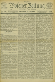 Posener Zeitung. Jg.83 [i.e.87], Nr. 890 (18 Dezember 1880) - Mittag=Ausgabe.