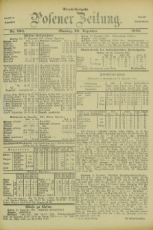 Posener Zeitung. Jg.83 [i.e.87], Nr. 894 (20 Dezember 1880) - Abend=Ausgabe.