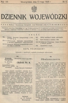 Dziennik Wojewódzki. 1928, nr 6