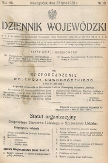 Dziennik Wojewódzki. 1928, nr 10