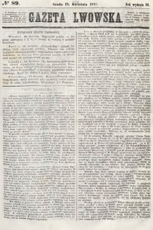 Gazeta Lwowska. 1866, nr 89