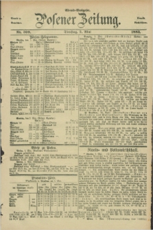 Posener Zeitung. Jg.89, Nr. 309 (2 Mai 1882) - Abend=Ausgabe.