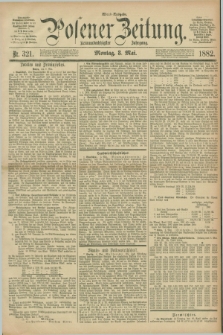 Posener Zeitung. Jg.89, Nr. 321 (8 Mai 1882) - Abend=Ausgabe.