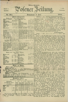 Posener Zeitung. Jg.89, Nr. 384 (3 Juni 1882) - Abend=Ausgabe.