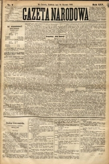 Gazeta Narodowa. 1886, nr 7