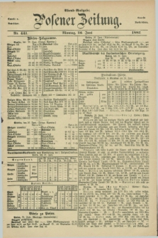 Posener Zeitung. Jg.89, Nr. 441 (26 Juni 1882) - Abend=Ausgabe.