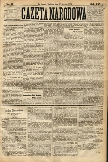 Gazeta Narodowa. 1886, nr 13