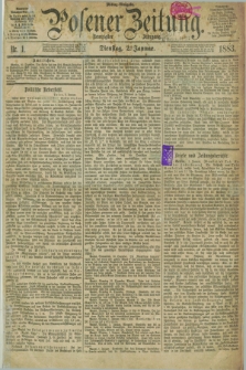 Posener Zeitung. Jg.90, Nr. 1 (2 Januar 1883) - Mittag=Ausgabe.