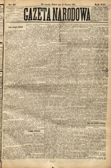 Gazeta Narodowa. 1886, nr 14
