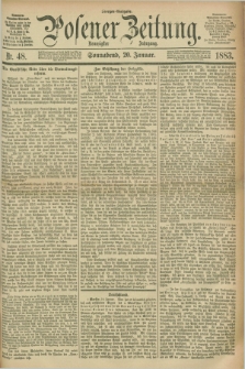 Posener Zeitung. Jg.90, Nr. 48 (20 Januar 1883) - Morgen=Ausgabe.