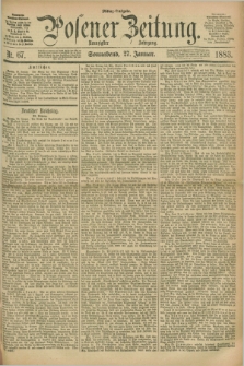 Posener Zeitung. Jg.90, Nr. 67 (27 Januar 1883) - Mittag=Ausgabe.