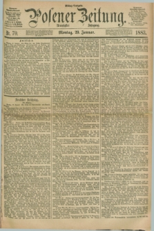 Posener Zeitung. Jg.90, Nr. 70 (29 Januar 1883) - Mittag=Ausgabe.