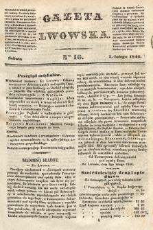 Gazeta Lwowska. 1846, nr 16