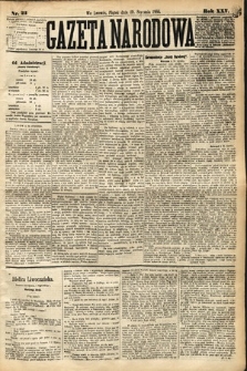 Gazeta Narodowa. 1886, nr 23