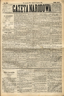 Gazeta Narodowa. 1886, nr 24