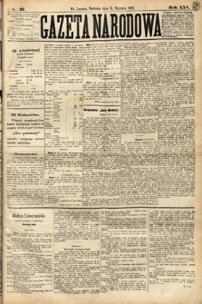 Gazeta Narodowa. 1886, nr 25