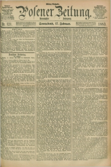 Posener Zeitung. Jg.90, Nr. 121 (17 Februar 1883) - Mittag=Ausgabe.