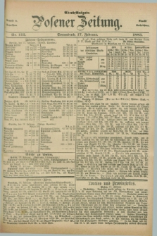 Posener Zeitung. Jg.90, Nr. 122 (17 Februar 1883) - Abend=Ausgabe.