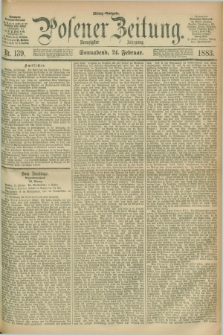 Posener Zeitung. Jg.90, Nr. 139 (24 Februar 1883) - Mittag=Ausgabe.