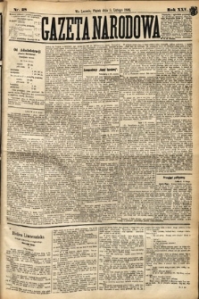 Gazeta Narodowa. 1886, nr 28