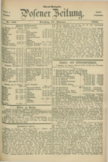 Posener Zeitung. Jg.90, Nr. 146 (27 Februar 1883) - Abend=Ausgabe.