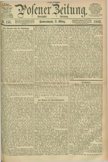Posener Zeitung. Jg.90, Nr. 156 (3 März 1883) - Morgen=Ausgabe.