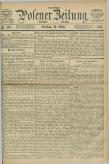 Posener Zeitung. Jg.90, Nr. 200 (20 März 1883) - Abend=Ausgabe.