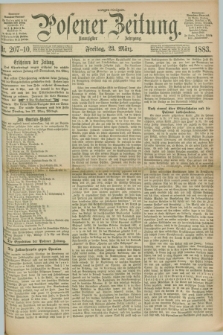 Posener Zeitung. Jg.90, Nr. 207-210 (23 März 1883) - Morgen=Ausgabe. + dod.