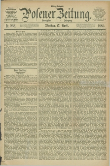 Posener Zeitung. Jg.90, Nr. 268 (17 April 1883) - Mittag=Ausgabe.