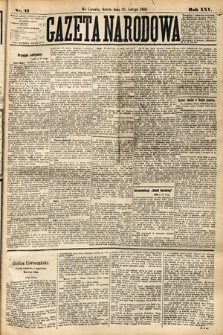 Gazeta Narodowa. 1886, nr 41