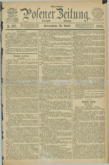 Posener Zeitung. Jg.90, Nr. 295 (28 April 1883) - Mittag=Ausgabe.