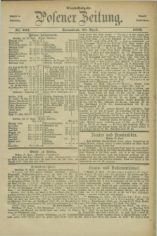 Posener Zeitung. Jg.90, Nr. 296 (28 April 1883) - Abend=Ausgabe.