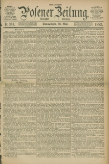 Posener Zeitung. Jg.90, Nr. 361 (26 Mai 1883) - Mittag=Ausgabe.