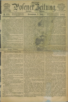Posener Zeitung. Jg.90, Nr. 379 (2 Juni 1883) - Mittag=Ausgabe.