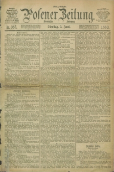 Posener Zeitung. Jg.90, Nr. 385 (5 Juni 1883) - Mittag=Ausgabe.