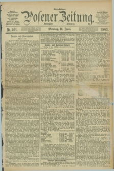 Posener Zeitung. Jg.90, Nr. 401 (11 Juni 1883) - Abend=Ausgabe.