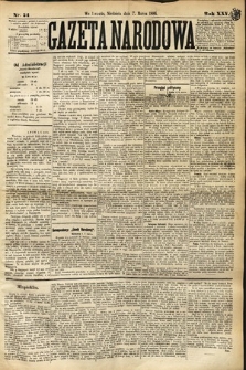 Gazeta Narodowa. 1886, nr 54