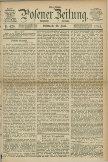 Posener Zeitung. Jg.90, Nr. 424 (20 Juni 1883) - Mittag=Ausgabe.