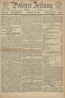 Posener Zeitung. Jg.90, Nr. 507 (22 Juli 1883) - Morgen=Ausgabe. + dod.