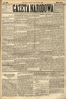 Gazeta Narodowa. 1886, nr 69