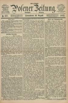 Posener Zeitung. Jg.90, Nr. 577 (18 August 1883) - Mittag=Ausgabe.