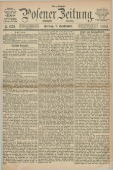 Posener Zeitung. Jg.90, Nr. 628 (7 September 1883) - Mittag=Ausgabe.