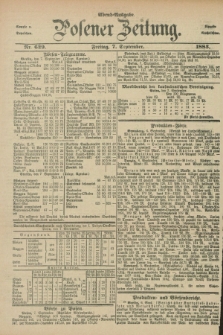 Posener Zeitung. Jg.90, Nr. 629 (7 September 1883) - Abend=Ausgabe.