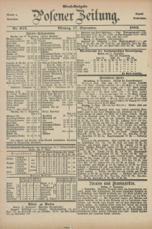 Posener Zeitung. Jg.90, Nr. 653 (17 September 1883) - Abend=Ausgabe.