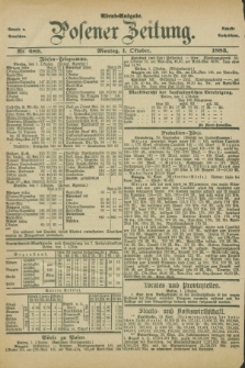 Posener Zeitung. Jg.90, Nr. 689 (1 Oktober 1883) - Abend=Ausgabe.