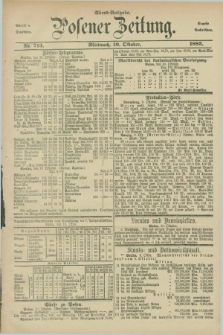 Posener Zeitung. Jg.90, Nr. 713 (10 Oktober 1883) - Abend=Ausgabe.