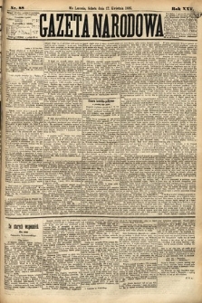 Gazeta Narodowa. 1886, nr 88