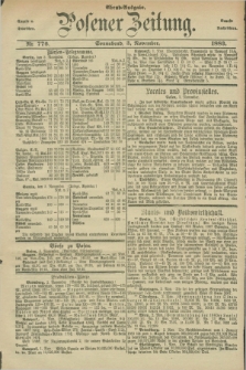 Posener Zeitung. Jg.90, Nr. 776 (3 November 1883) - Abend=Ausgabe.